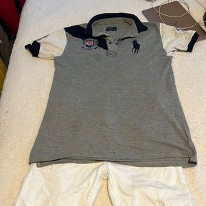 Polo by Ralph Lauren T-shirt with white Zara jeans